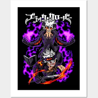 Asta Demon Form Anime Fanart Posters and Art